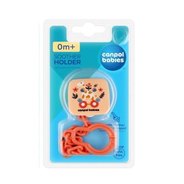 Canpol Babies Toys Клипс с верижка х1 брой, розов
