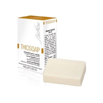 Bionike Thiosoap pH 5,5 Сапун за лице и тяло със сяра и серни аминокиселини за акнеична и себорейна кожа x100 грама