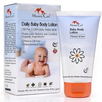 Mommy Care Натурален ежедневен бебешки лосион за тяло x120 мл