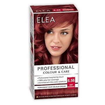 Elea Professional Боя за коса, цвят 6,56 Light Mahogany