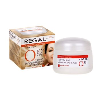 Regal Q10 Дневен крем против бръчки за нормална към суха кожа SPF15 х50 мл
