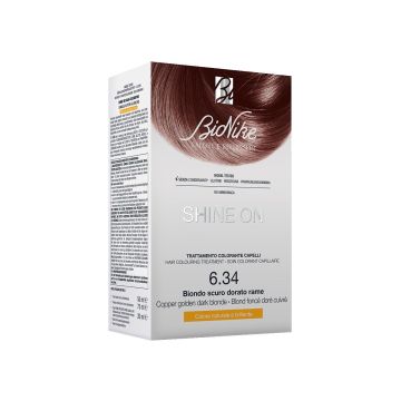 Bionike Shine On Безамонячна боя за коса x125 мл, 6.34 Copper Golden Dark Blonde