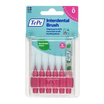 TePe Interdental Original Интердентални четки, размер 0 (0.4 мм) x 6 броя