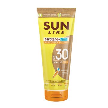 Sun Like Carotene Слънцезащитен лосион с висока защита SPF30 x200 мл