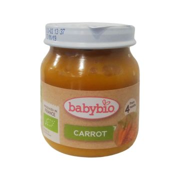 Babybio Зеленчуково пюре моркови за деца 4+ месеца х130 гр