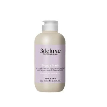 3DeLuxe Blonde Укрепваща маска за руса коса x250 мл