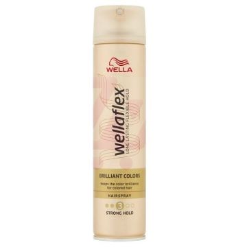 Wellaflex Brilliant Colour 3 Лак за боядисана коса със силна фиксация х250 мл