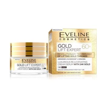 Eveline Gold Lift Expert Дневен и нощен крем за лице против бръчки 60+ х50 мл