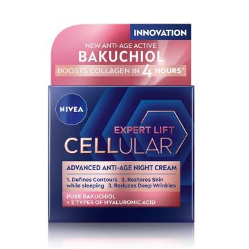 Nivea Cellular Expert Lift Нощен крем против бръчки x50 мл