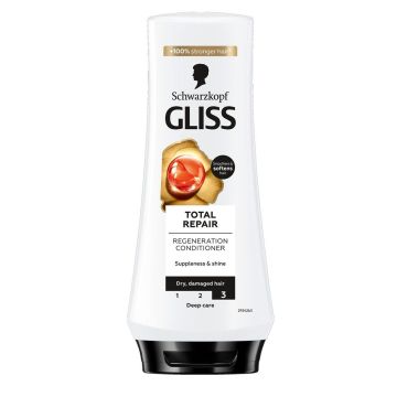 Gliss Total Repair Възстановяващ балсам за суха и изтощена коса x200 мл