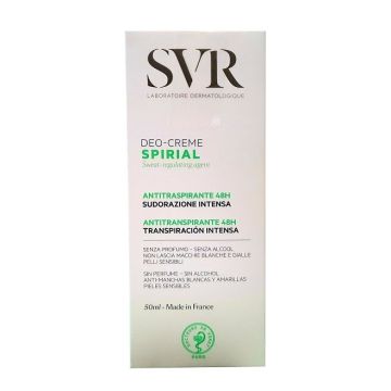 SVR Spirial Интензивен крем против изпотяване 48ч x50 мл