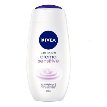 Nivea Creme Sensitive Нежен душ гел за тяло за чувствителна кожа х250 мл