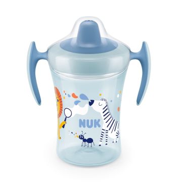 Nuk Evolution Trainer Cup Неразливаща чаша с мек накрайник за деца над 6 месеца x230 мл, Boy