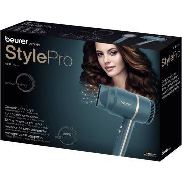 Beurer Style Pro HC 35 Ocean Компактен сешоар за коса, 2000 W