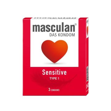 Masculan Sensitive Презервативи x3 броя