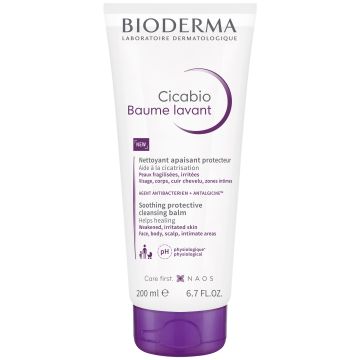 Bioderma Cicabio Измвен балсам за лице, тяло, скалп и интимни зони x200 мл