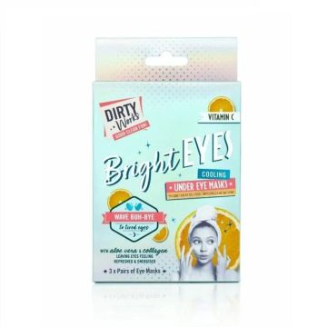 Dirty Works Bright Eyes Пачове за под очи 3 броя x4 мл