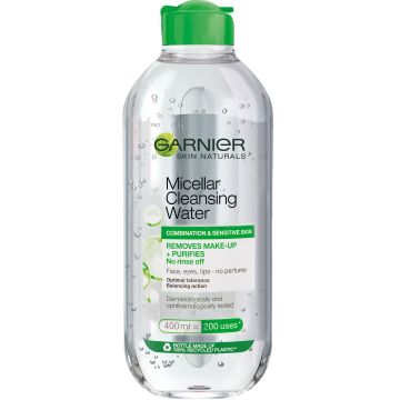 Garnier Мицеларна вода за лице за комбинирана и чувствителна кожа x400 мл