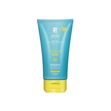 Bionike Defence Sun Слънцезащитен минерален крем за лице и тяло с висока защита SPF30 за крехка кожа x100 мл