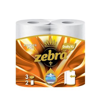 Zebra Daily Xl Домакинска ролка x2 броя