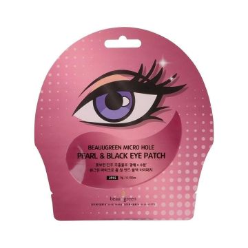 BeauuGreen Micro Hole Pearl&Black Пачове за очи х1 брой