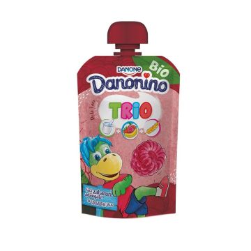 Danonino Trio Био десерт Малина x90 грама