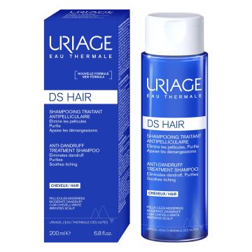 Uriage DS Hair Anti-Dandruff Почистващ и успокояващ шампоан против пърхот х200 мл