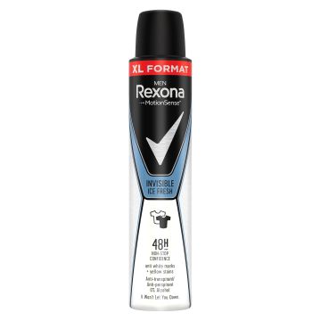 Rexona Man Invisible Ice Fresh Део спрей против изпотяване за мъже х200 мл