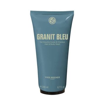 Yves Rocher Granit Blue Душ гел за тяло за мъже х200 мл