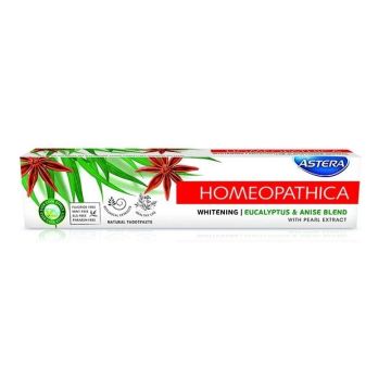 Astera Homeopdtica Whitening Избелваща паста за зъби х75 мл