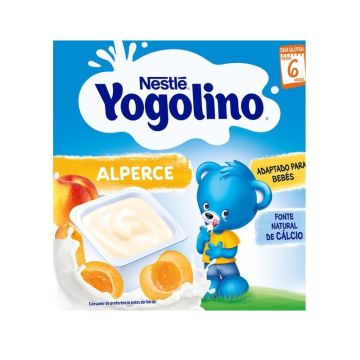 Nestle Yogolino Кайсия млечен десерт за деца над 6 месеца 4x100 грама