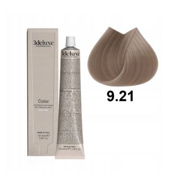 3Deluxe Colour Трайна боя за коса с арганово масло и екстракт от невен, цвят 9.21