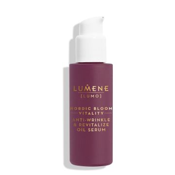 Lumene Lumo Vitality Ревитализиращ серум против видими признаци на стареене за всеки тип кожа x30 мл