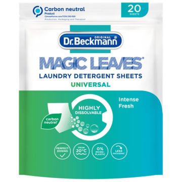 Dr. Beckmann Magic Leaves Универсален препарат за пране, на кърпички х20 бр