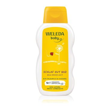 Weleda Baby Мляко за вана за спокоен сън с невен х200 мл