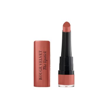 Bourjois Rouge Velvet Matte Дълготрайно матиращо червило, цвят 46 Honeynougat