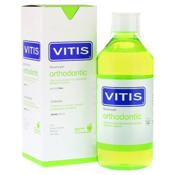 Vitis Orthodontic Вода за уста за хора с брекети x500 мл Dentaid