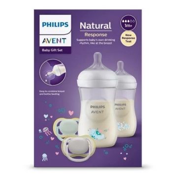 Avent Natural Response Подаръчен комплект за бебе - SCD837/11 Octopus
