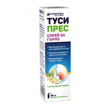 Тусипрес спрей за гърло х30 мл Fortex