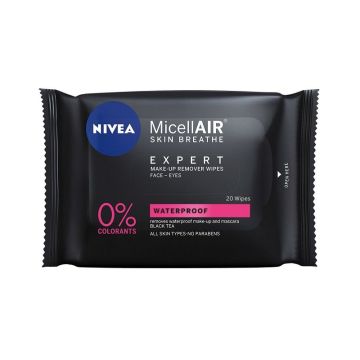 Nivea Micellair Expert Почистващи мицеларни кърпи х20 броя