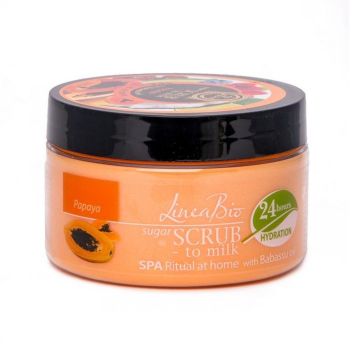 Linea Bio SPA Скраб за тяло с масло от бабасу и папая х350 грама