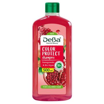 DeBa Natural Beauty Шампоан с екстракт от нар и арганово масло за боядисана коса x500 мл