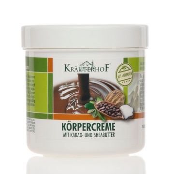 Krauterhof Крем за тяло с масло от какао и ший x250 мл