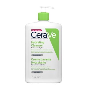 CeraVe Измиващ крем за лице и тяло за суха кожа х1000 мл