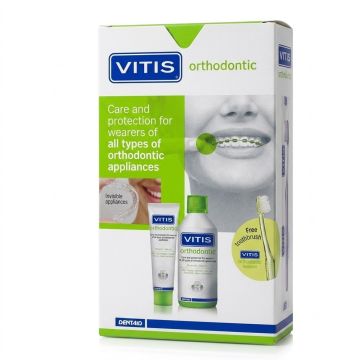 Vitis Orthodontic Комплект за ежедневна грижа при брекети