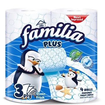 Familia Ocean Fresh Тоалетна хартия x4 броя
