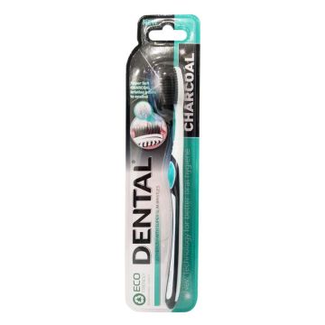 Dental Charcoal Четка за зъби с активен въглен х1 брой