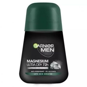 Garnier Men Magnesium Ultra Dry Рол-он против изпотяване за мъже х50 мл