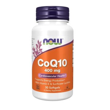 Коензим Q10 400 мг x30 дражета, Now Foods