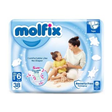 Molfix 6 Extra Large Пелени за деца 15+ кг х38 броя